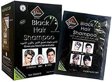 Dexe Black Hair Shampoo Instant Colour 25ml x 10 Sachets Lasts for 4 weeks, Grey Reverse Colour Shampoo, Temporary Hair Colour (Packaging May Vary)