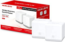 Mercusys Halo S3(2-Pack) 300Mbps Whole Home Mesh Wi-Fi System (Wi-Fi Router/Extender/Booster for Seamless Network, up to 2,200 sq feet Coverage, Parental Control, Easy Set Up)