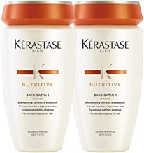 Kerastase Nutritive Bain Satin 1 Shampoo (Normal / Slightly Dry Hair) 250ml (Double Pack)