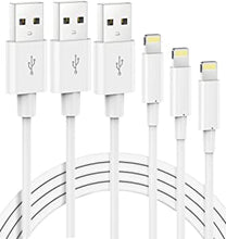 Marchpower iPhone Charger Cable, [MFi Certified] iPhone Lightning Cable 3 Pack 123m iPhone Charging Cable Long iPhone Leads for iPhone13 12 Mini Pro 11 Pro XS Max X XR 8 7 6 6 Plus, iPad - White