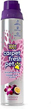 1001 Carpet Fresh Pet Thai Orchid & Passionfruit Fragrance – Quick drying, For use On Carpet Rug Upholstery Freshening Foam Pet Odour Remover 300ml Aerosol Spray Can