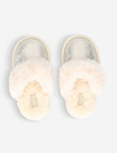 Cozy II metallic sheepskin slippers