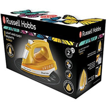 Russell Hobbs Steam Iron Mango (Automatic And Variable Steam  Extra Steam Spray 90 G / Min, 240 Ml Water Tank, Ceramic Base, 2400 W) Iron Light & Easy 24800-56