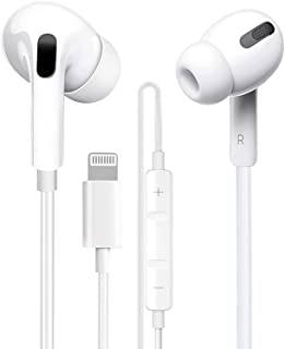 In-Ear Headphones for iPhone 13,HiFi-Audio Stereo Noise Isolating Earphones with Mic+Volume Control Compatible for iPhone 12/12 Pro/13/13 Mini/SE/X/XR/XS Max/7 Plus/8 Plus Support All iOS System