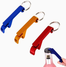 3 Pcs Bottle Opener Keychain, Bottle Opener Keyring, Mini Bottle Openers Keys, for Daily Use and Gift