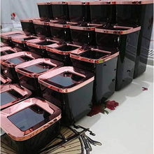 Vip Ahmet Square Storage Container Set (Black & copper)