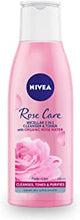 NIVEA MicellAIR 2 in 1 Rose Water Cleanser & Toner (200ml), Micellar Cleansing Water Toner + Cleanser, Waterproof Makeup Remover, Rose Water Toner for Thorough Cleansing