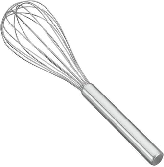 Metaltex 122830 Heavy Duty 8 Wire Stainless Steel Whisk, 30 cm, Silver