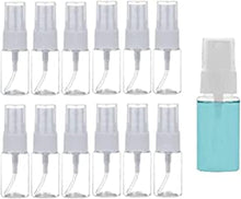 Mini Spray Bottles 10 ML (Pack of 5) Refillable Empty Plastic Bottles with Lids Fine Mist Travel atomiser Bottle Perfect for Cosmetic, Hand Sanitizer, Cleaning Liquid, Essential Oil…