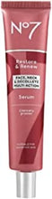 Boots No 7 Restore & Renew Face & Neck MULTI ACTION Serum, ***Large 50 ml***