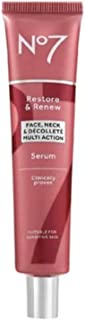 Boots No 7 Restore & Renew Face & Neck MULTI ACTION Serum, ***Large 50 ml***