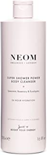 NEOM – Super Shower Power Body Cleanser Shower Gel, 500ml | Spearmint, Rosemary & Eucalyptus | Invigorating Fragrance, Hydrating & Nourishing | 100% Natural Fragrance