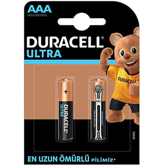 Duracell ultra alkaline AAA thin pencil batteries, 2 packages