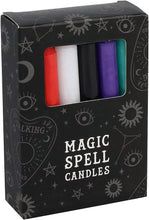 Green Tree Mixed Colour Spell Candles Pack of 12