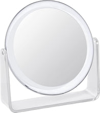 1X/7X Magnifying Makeup Mirror Double Sided Vanity Mirror 360 Rotation Tabletop Mirrors Bathroom Mirror for Travel,Crystal-Style