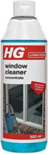 HG Window Cleaner, Professional Super Concentrated Formula, Clean Streak-Free Shine, Used by Professional Window Cleaners (500ml) - 297050106