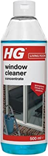 HG Window Cleaner, Professional Super Concentrated Formula, Clean Streak-Free Shine, Used by Professional Window Cleaners (500ml) - 297050106