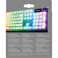 Steelseries prismcaps - double-sided keypad set, "pudding" looking, compatibility with all standard mechanical keyboards - MX pulse - white (UK keyboard layout)