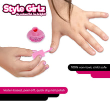 Style Girlz Nail Varnish Sets For Girls - Unicorn Vanity Case With 20 Nail Polish Colours & Accessories - Nail Polish For Kids - Kids Nail Varnish Set