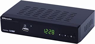 EMtronics EMFBHD1 - Freeview Set Top Box 1080P Freeview HD with HDMI and Scart, Digibox Digital TV Receiver with Multimedia Player PVR, 150+ Channels