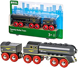 BRIO World - Speedy Bullet Train for Kids Age 3 Years Up - Compatible with all BRIO Railway Sets & Accessories