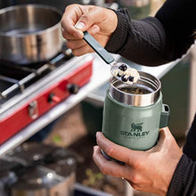 Stanley Classic Stainless Steel Food Thermos With Spoon 0.40L, Navy Blue