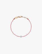 Redline 18ct rose-gold diamond flower bracelet