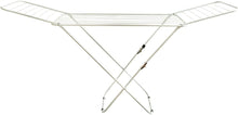 Home Vida Winged Folding Clothes Airer, Metal, White