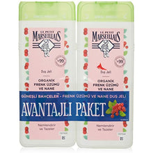 Le Petit Marseillais organic currant and mint 400 mlx2 shower gel 1 package (1 x 800ml)