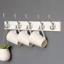 Bosdontek 10 Pcs Modern Coat Hooks Wall Hooks Clothes Hat Hooks Robe Hooks Wall Mounted Hook for Aisle Entryway Garage