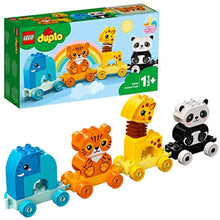 LEGO DUPLO Animal Train 10955 - Elephant, Tiger, Giraffe and Panda withdrawal Animal Toy Construction Set (15 Pieces)