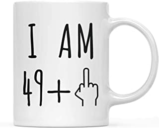 LBS4ALL Funny 50th Birthday Gift for Women and Men Turning 50 Years Old Happy Bday Coffee 11oz Mug Gag Party Cup Idea as a Joke Celebration Best Forty Adult Birthday Presents