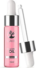 Nail and Cuticle Oil by Eylleaf - Nail Repair Treatment with Sweet Almond Oil and Vitamin E 15ml (Raspberry scent)