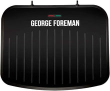 George Foreman 25810 Medium Fit Grill - Versatile Griddle, Hot Plate and Toastie Machine with Improved Non-Stick Coating and Speedy Heat Up, Black