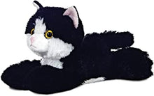 Aurora 8-inch Flopsie Cat (Black/White)