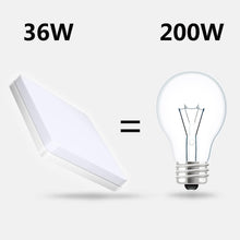 SUNZOS LED Ceiling Light, 36W Daylight White Ceiling Lights, 6500K Kitchen Lights Ceiling, 3240LM Bright Indoor Ceiling Lights for Bedroom, Kitchen, Hallway, Outside Porch and More