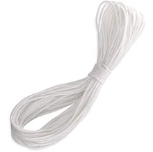 H&S 20 Meters Picture Hanging Cord 2.5mm Super Strong Nylon White for Photo Frame Mirror Hold up to 30kg