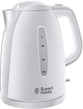 Russell Hobbs 21270 Textures Plastic Kettle, 1.7 Litre, 3000 W, White