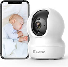 EZVIZ 2K Baby Monitor Security Camera Indoor, 2K Resolution, Smart Night Vision, 360-degree Views, Motion Tracking, 8x Digital Zoom, Two-Way Audio, H.265(CP1)