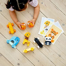 LEGO DUPLO Animal Train 10955 - Elephant, Tiger, Giraffe and Panda withdrawal Animal Toy Construction Set (15 Pieces)