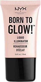 NYX Professional Makeup Born to Glow Liquid Illuminator, Liquid Shimmer Makeup, Highlighter, Foundation Base, Vegan Formula, Shade: Sun Beam