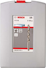 Bosch Professional 19pc. HSS-G ProBox Metal Drill Bit Set (for Steel,  1-10 mm, Accessories Drill Driver and Drill Stand)