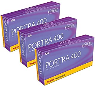 3 x Kodak Portra 400 120 Roll Film Professional (5 Pack)