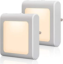 Dimmable Night Light, Emotionlite LED Nightlights Plug in Wall, Stepless Dimming, Brightness Adjustable for Kids, Baby, Bedroom, Bathroom, Hallway, Stair, Kitchen, Corridor, Warm White, 2 Pack