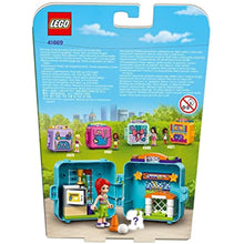 Lego® Friends Mia's football cube 41669 making set; This portable set has football and dog toys for children (56 pieces)
