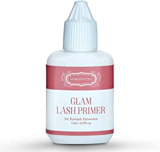 Eyelash Extension Glam Lash Primer 15 ml/Pre-Treatment for Semi Permanent Eyelash/Easily Removes Proteins and Oils/Oil Free/Longer Extension Retention