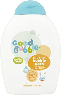 Good Bubble Bubble Bath With Cloudberry Extract- 400ml Tear-Free Baby Bubble Bath For Sensitive & Eczema-Prone Skin - Sulphate-Free Bubble Bath For Toddlers