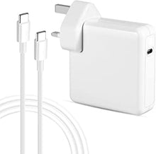 Mac Book Pro Charger-100W USB C Fast Charger Power Adapter Compatible with MacBook Pro 16, 15, 14 Inch, MacBook Air 13 Inch, iPad Pro 2021/2020/2019, Included 7.2ft USB C to C Charge Cable（UK Plug）