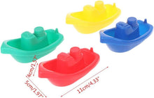 5 Pack Educational Baby Bath Time Stackable Floating Boats Bright Coloured Boats Dual Use Inter Connectable Linking to Create CHO CHO Train, Scooping and Pouring Help Develop Fine Motor Skills