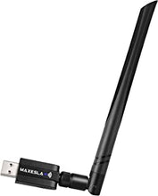 Maxesla USB Wifi Dongle for PC, High Speed 1200Mbps USB Wifi Adapter 802.11ac 5dBi Dual Band 2.4/5GHz USB Wifi Computer Internet Adapter for PC/Desktop/Tablet/Laptop, Compatible with Windows, Mac OS X